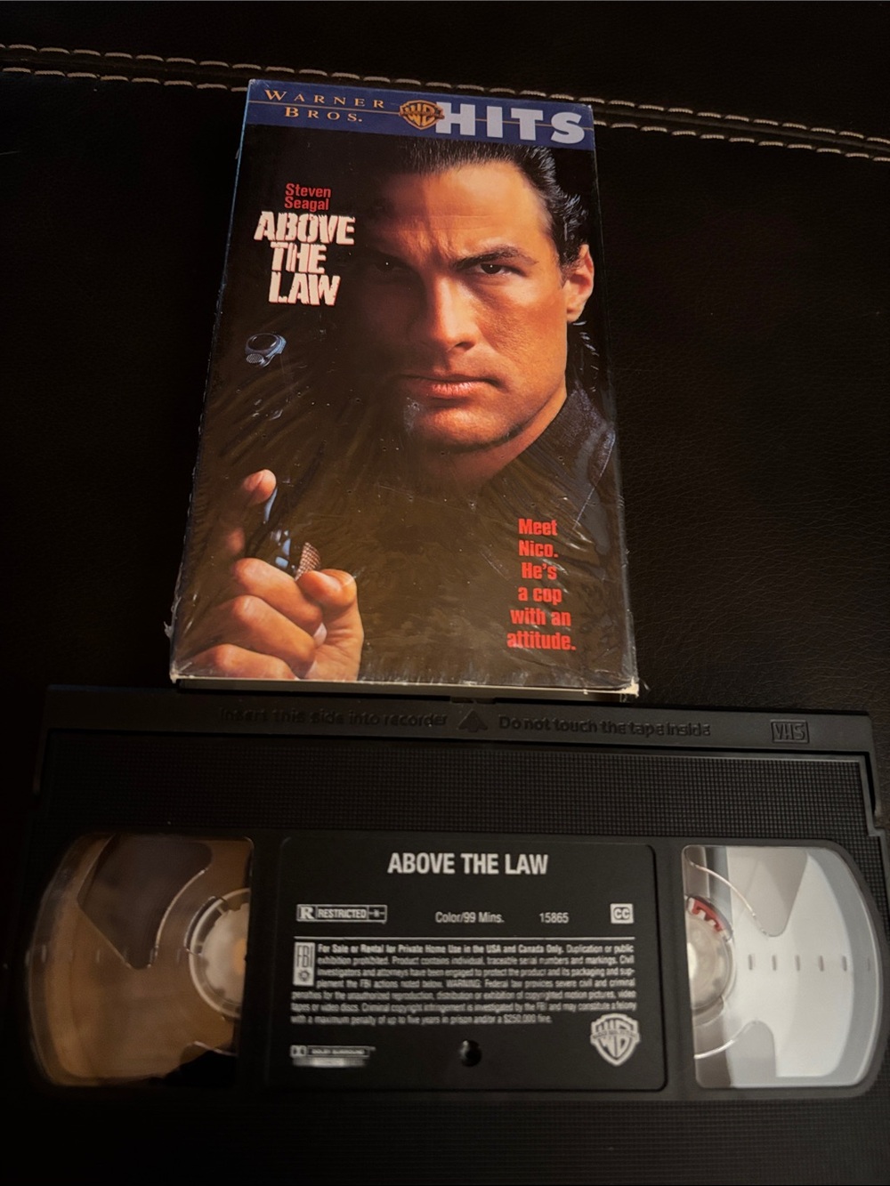 Warner Bros. Above The Law VHS -